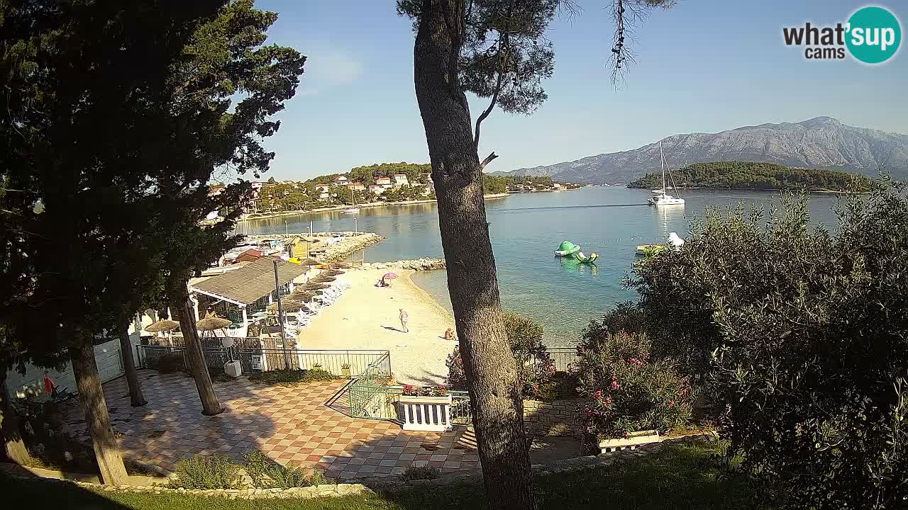 Webcam Lumbarda – Prvi Žal Strand – Korčula