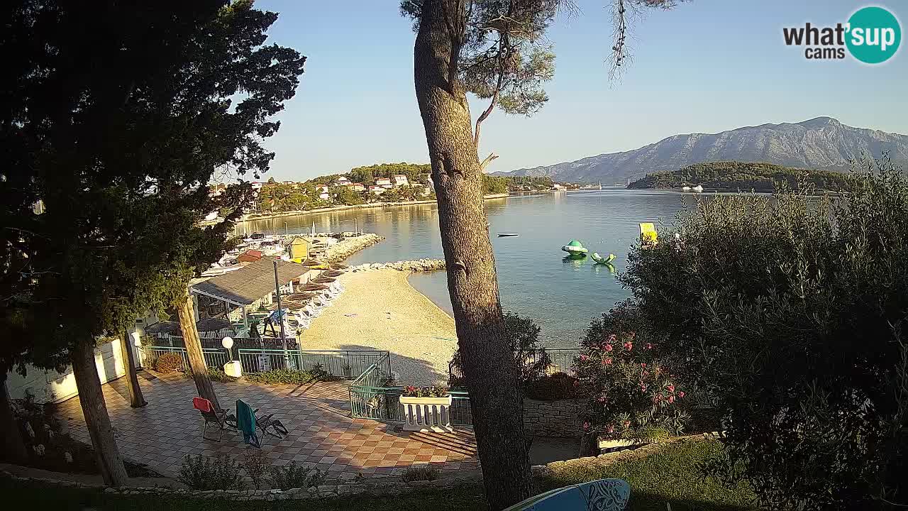 Camera en vivo Lumbarda – Playa Prvi Žal – Korčula