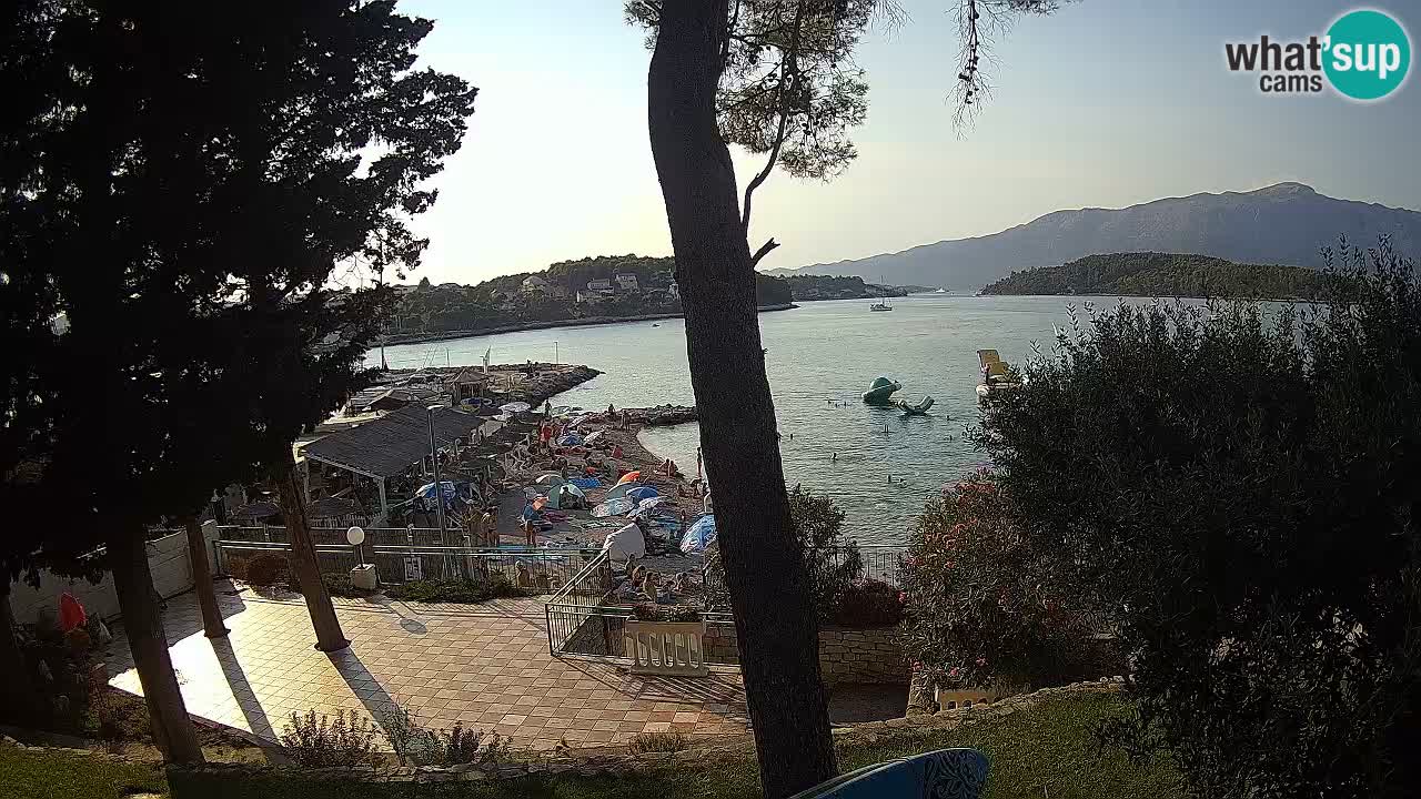 Webcam live Lumbarda – Plage Prvi Žal – Korčula