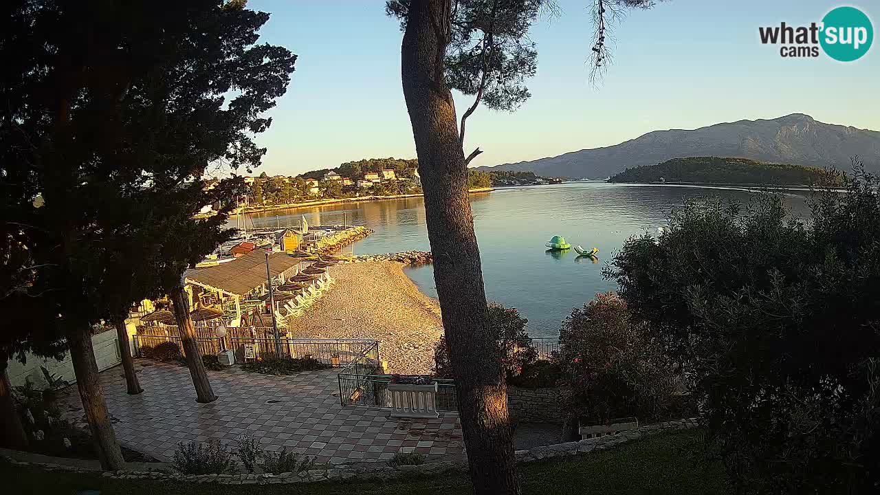 Webcam Lumbarda – Prvi Žal beach – Korčula