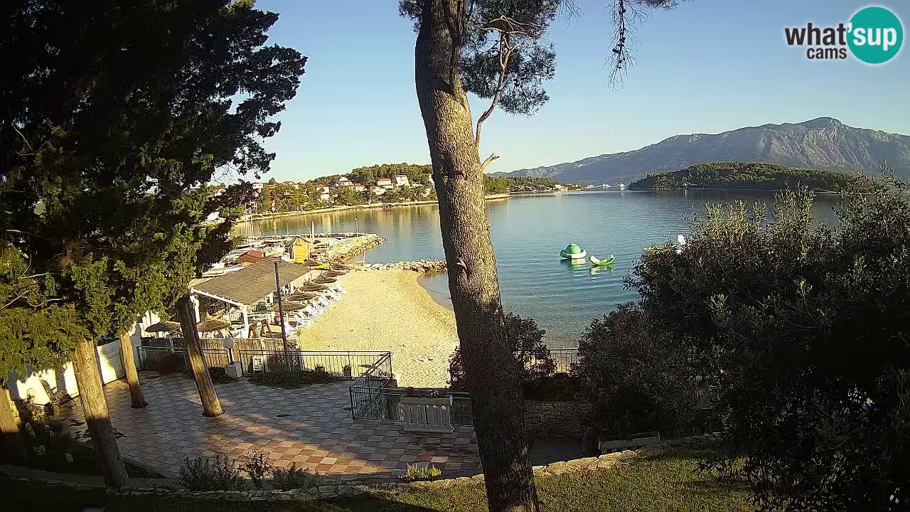 Webcam Lumbarda – Prvi Žal beach – Korčula