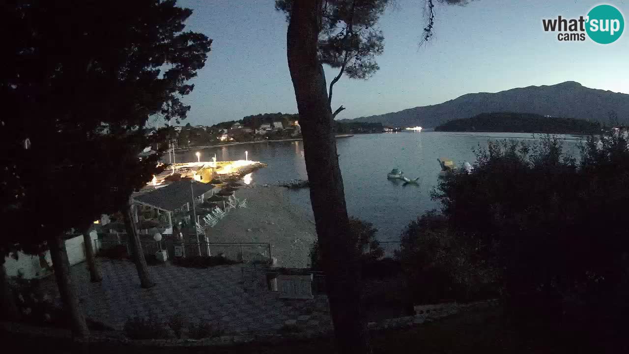 Web kamera Lumbarda – Plaža Prvi Žal – Korčula