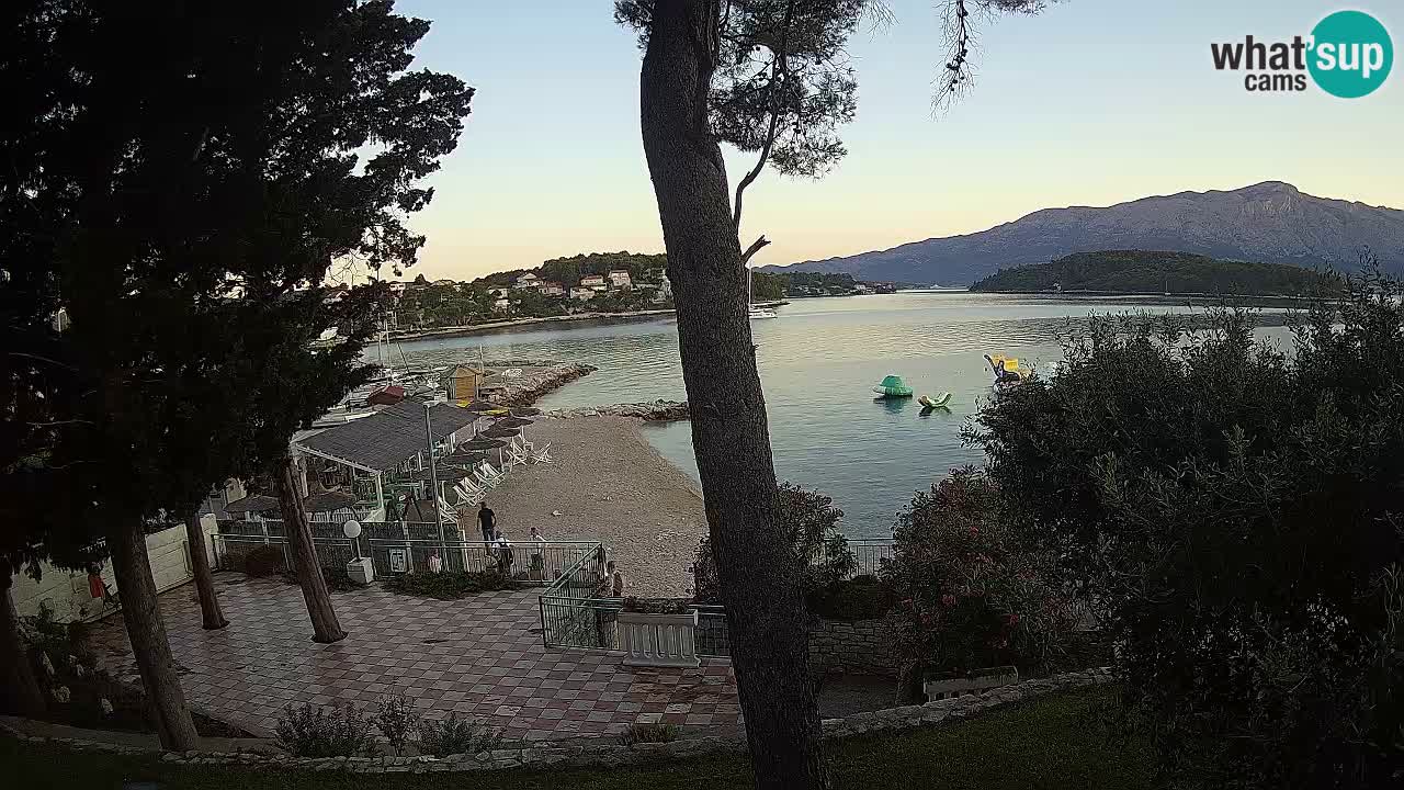 Web kamera Lumbarda – Plaža Prvi Žal – Korčula