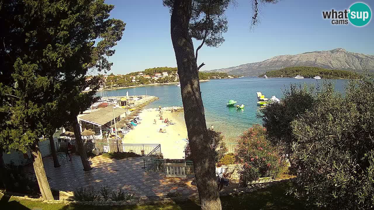 Web kamera Lumbarda – Plaža Prvi Žal – Korčula