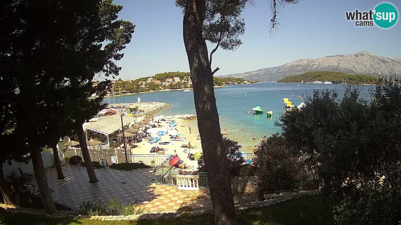 Webcam Lumbarda – Prvi Žal beach – Korčula