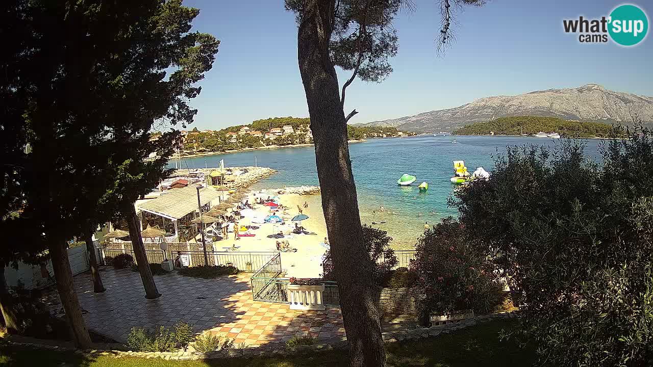 Web kamera Lumbarda – Plaža Prvi Žal – Korčula
