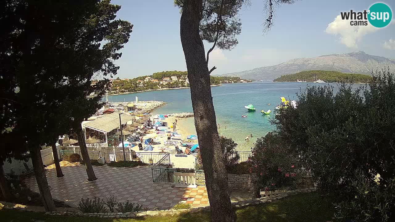 Webcam Lumbarda – Prvi Žal beach – Korčula