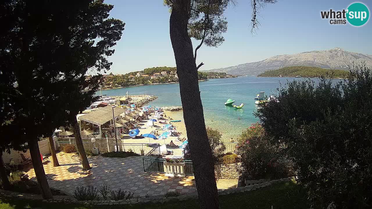 Webcam Lumbarda – Prvi Žal beach – Korčula
