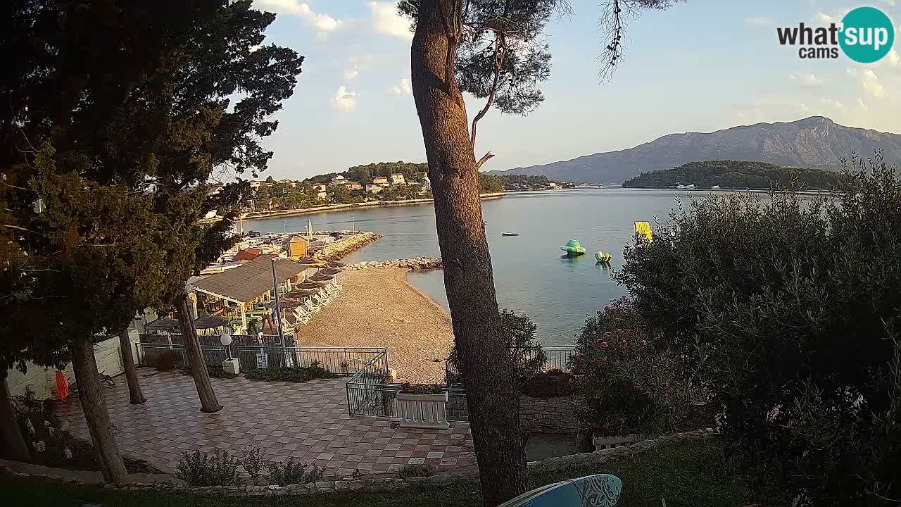 Webcam Lumbarda – Prvi Žal beach – Korčula