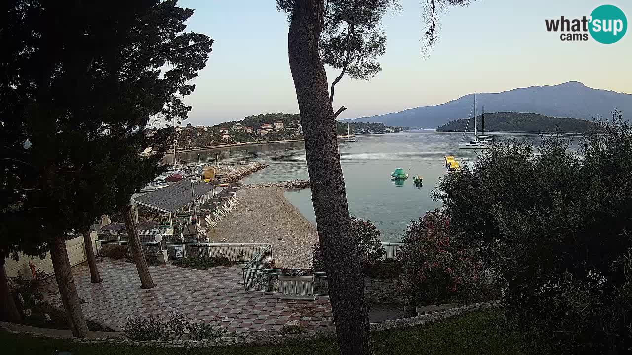 Webcam Lumbarda – Prvi Žal beach – Korčula