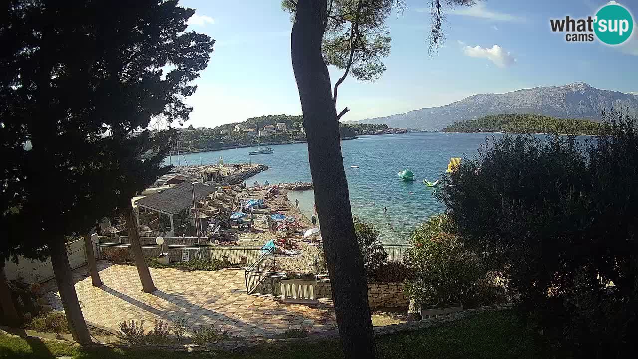 Webcam Lumbarda – Prvi Žal beach – Korčula