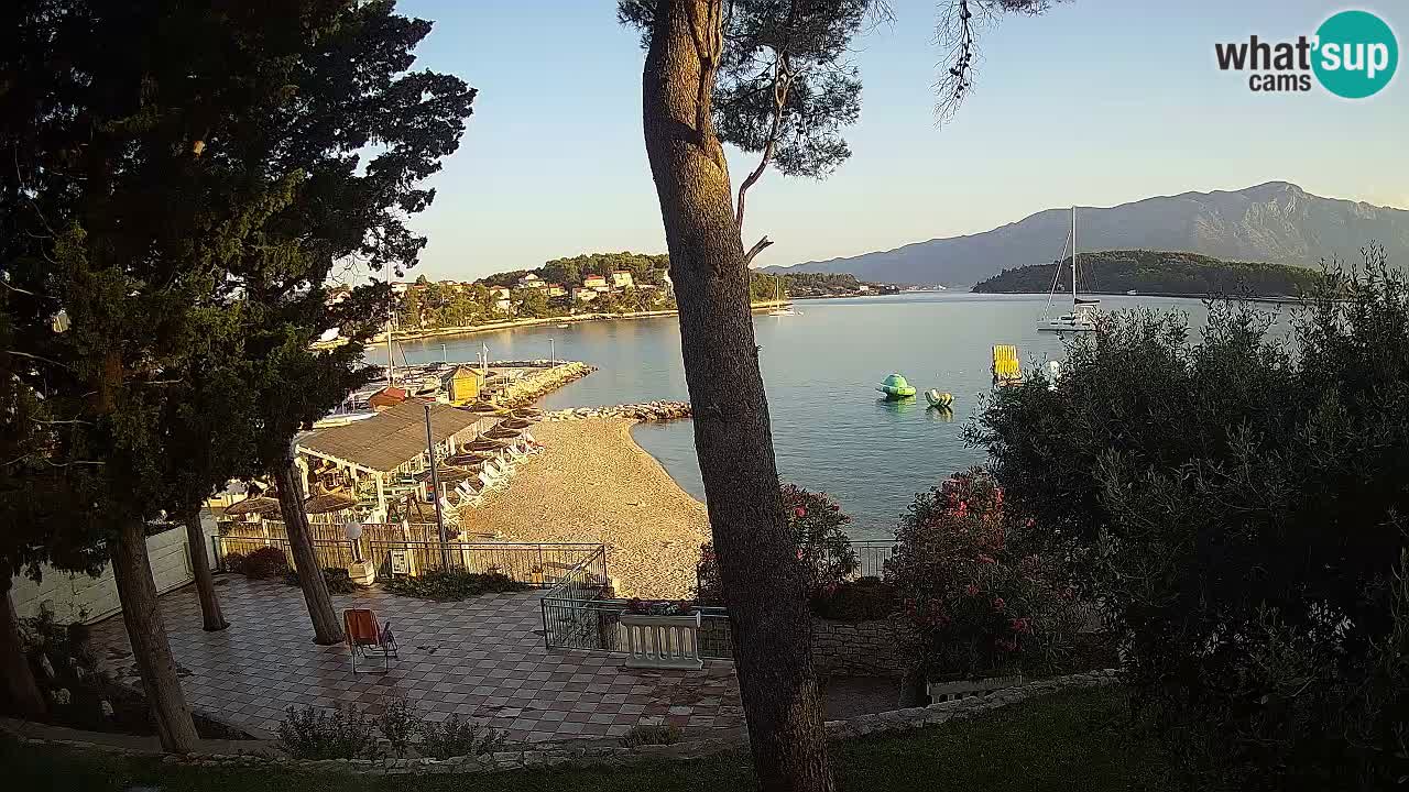 Web kamera Lumbarda – Plaža Prvi Žal – Korčula