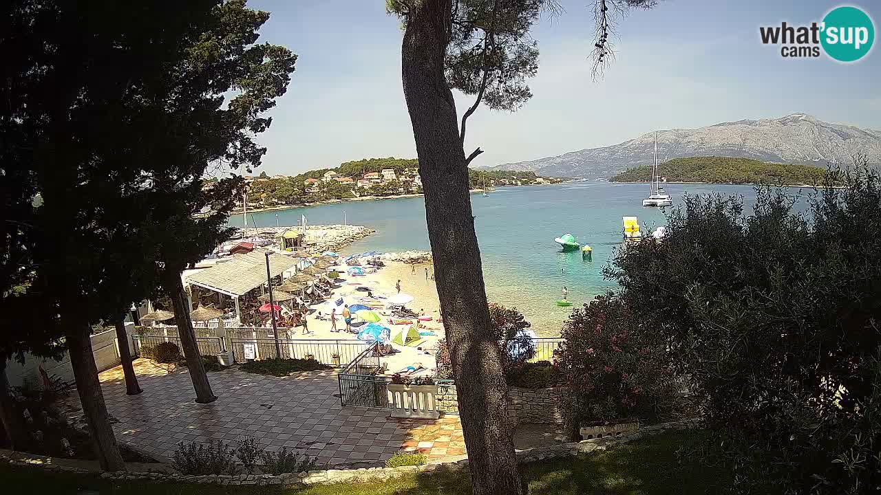 Webcam Lumbarda – Prvi Žal beach – Korčula