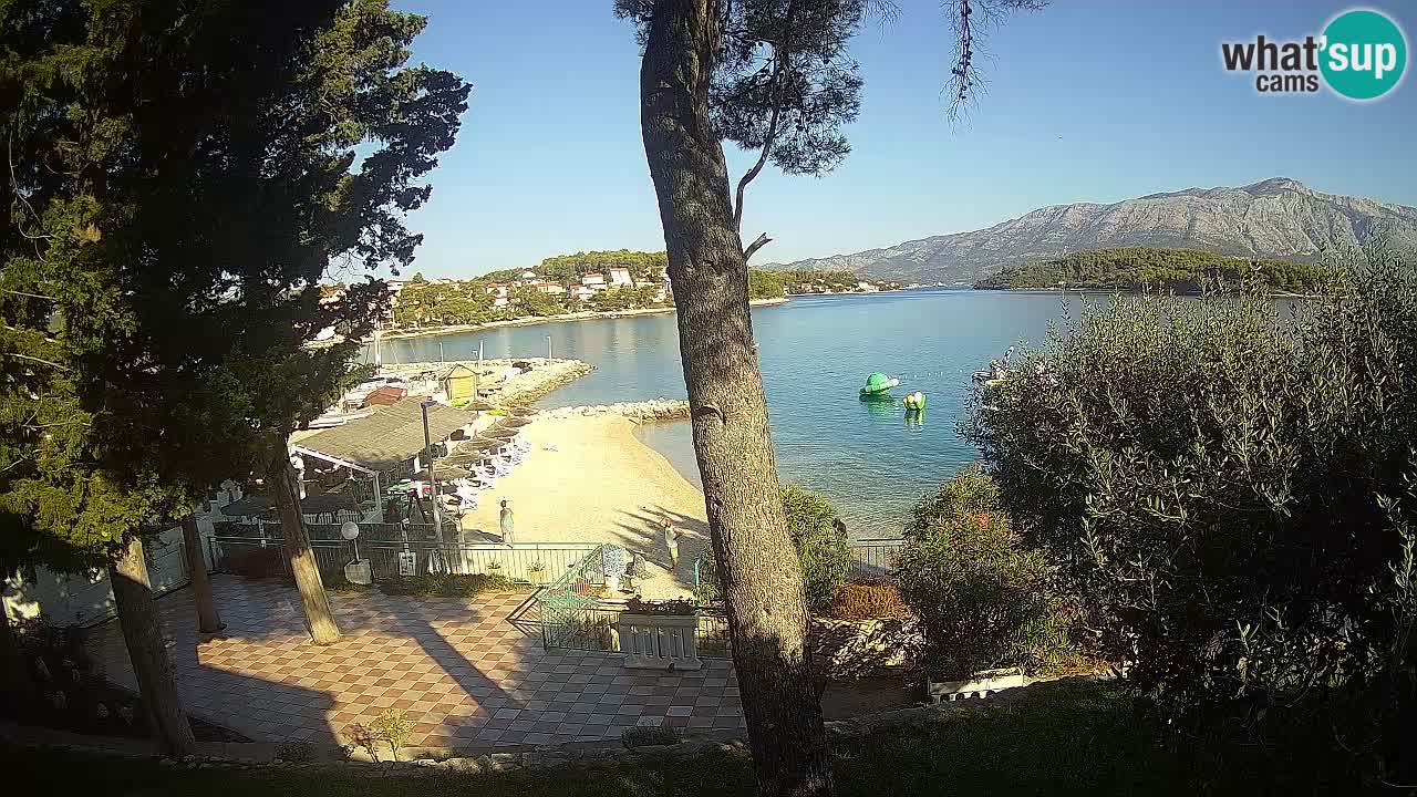Camera en vivo Lumbarda – Playa Prvi Žal – Korčula
