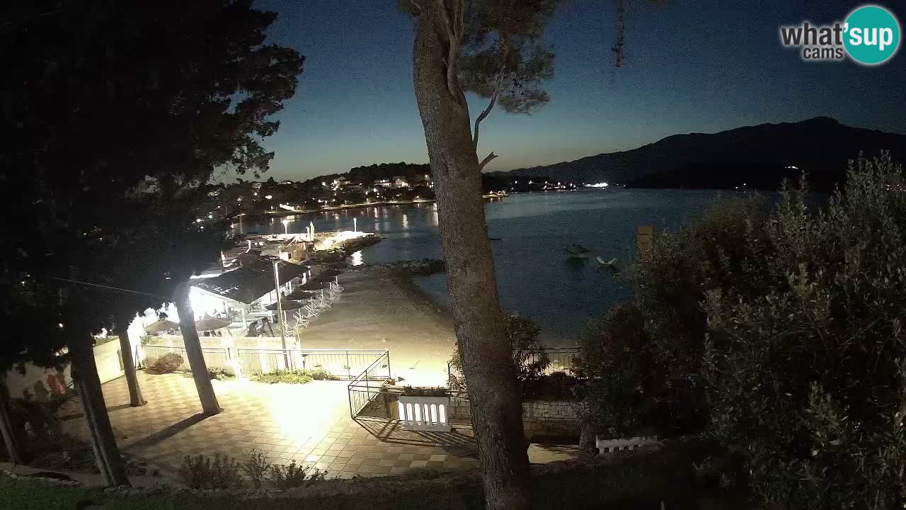 Camera en vivo Lumbarda – Playa Prvi Žal – Korčula