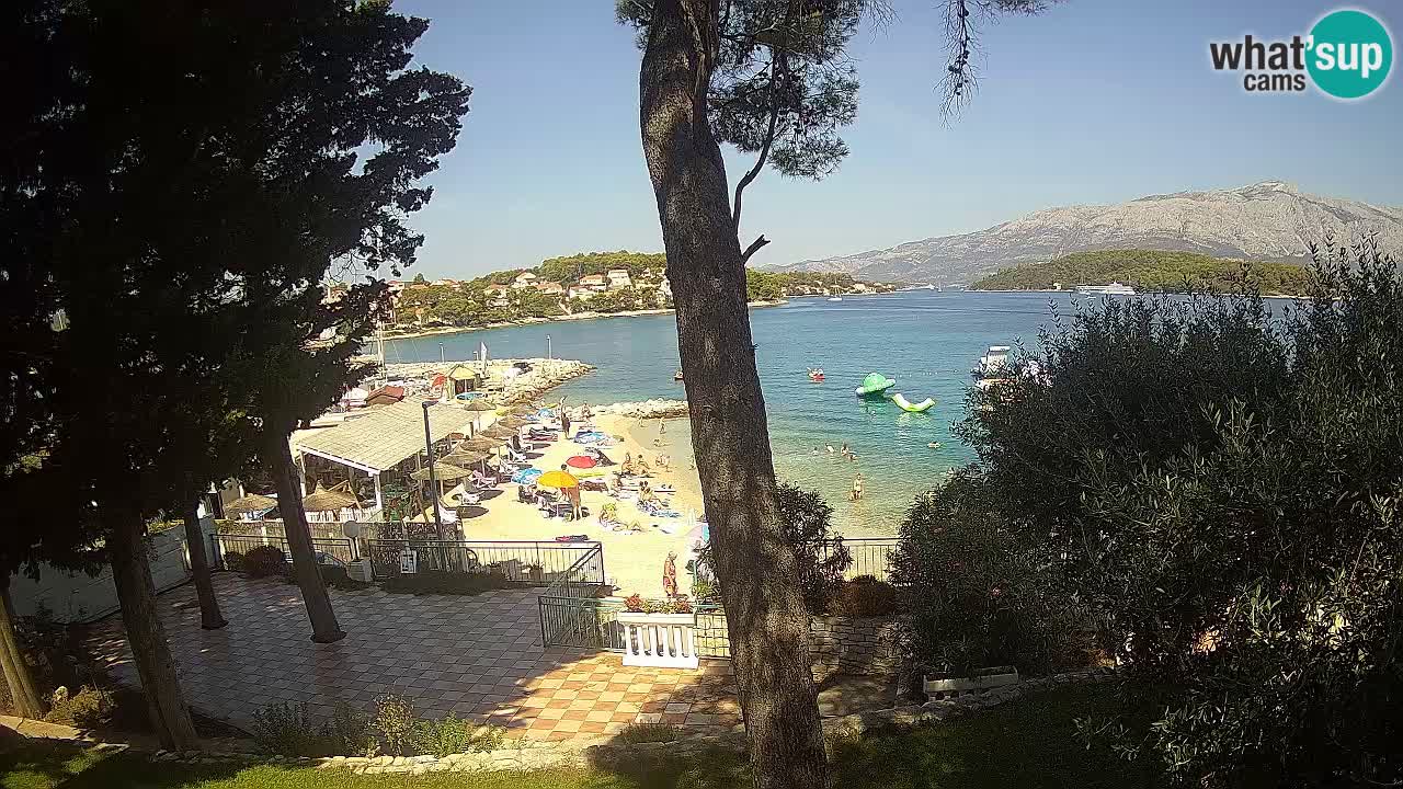 Web kamera Lumbarda – Plaža Prvi Žal – Korčula