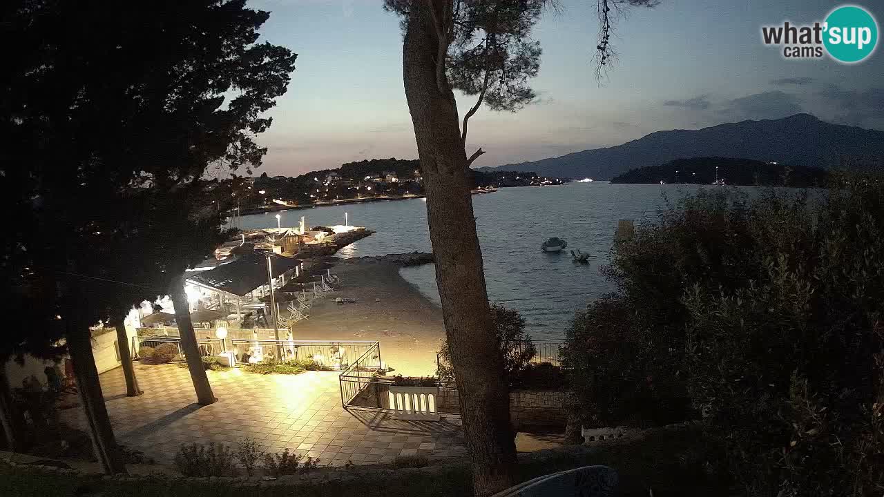 Spletna kamera Lumbarda – Plaža Prvi Žal – Korčula
