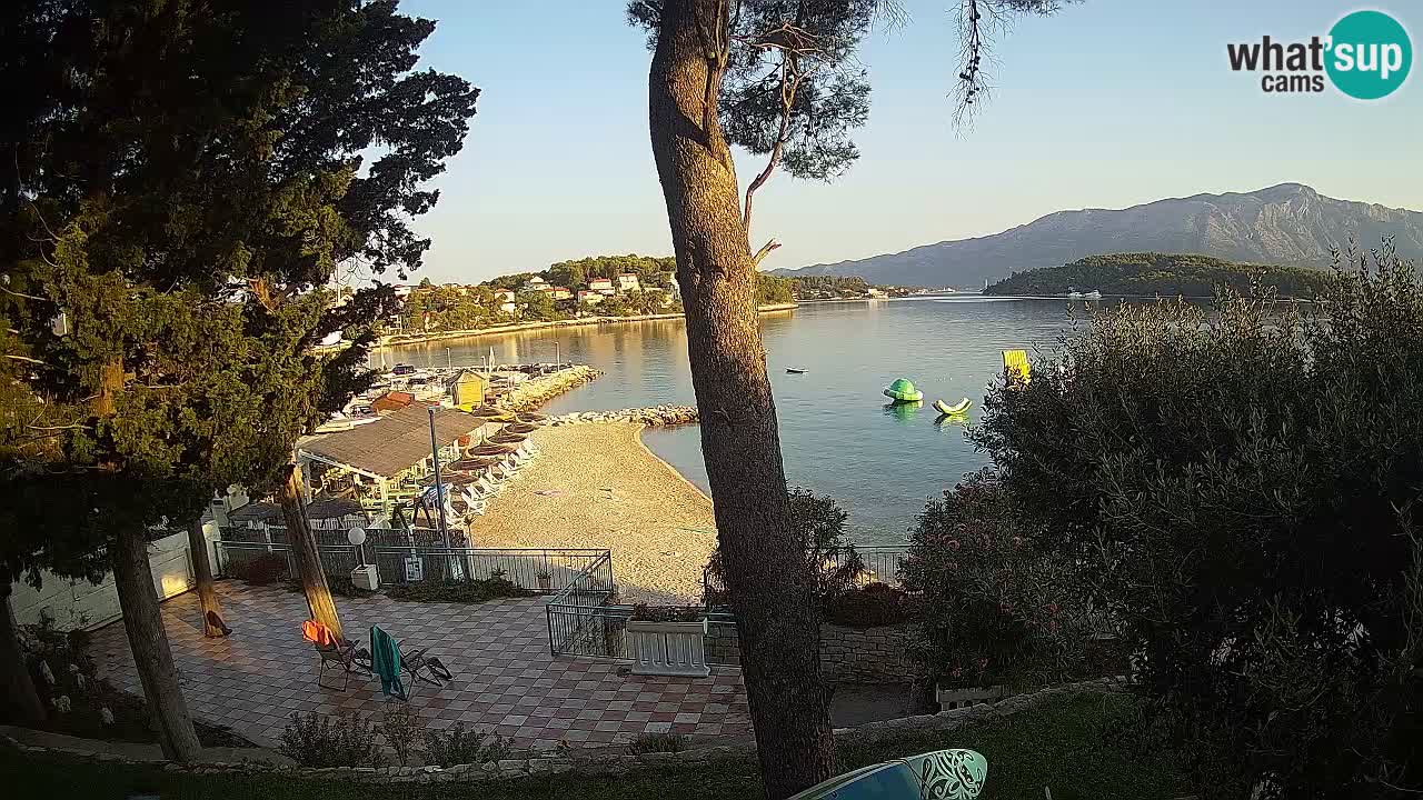 Camera en vivo Lumbarda – Playa Prvi Žal – Korčula