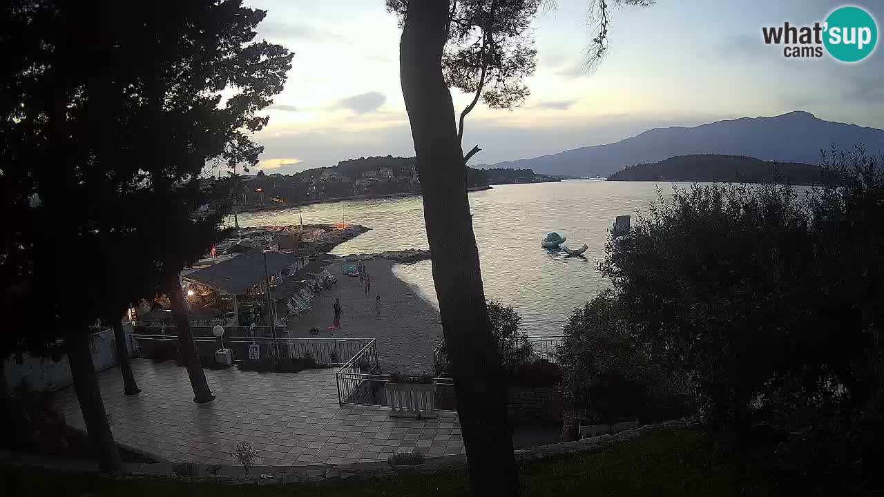 Livecam Lumbarda – Spiaggia Prvi Žal – Korčula