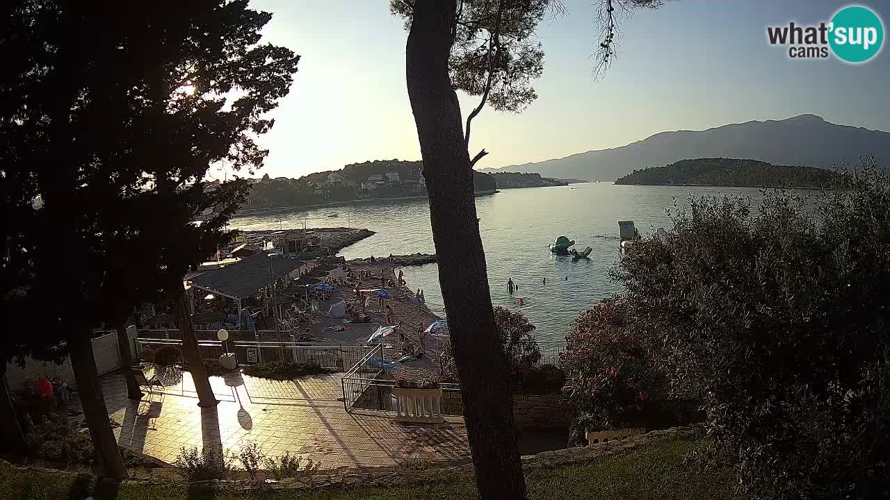 Webcam Lumbarda – Prvi Žal beach – Korčula