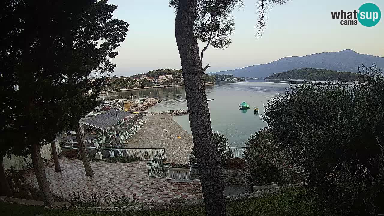 Webcam Lumbarda – Prvi Žal beach – Korčula