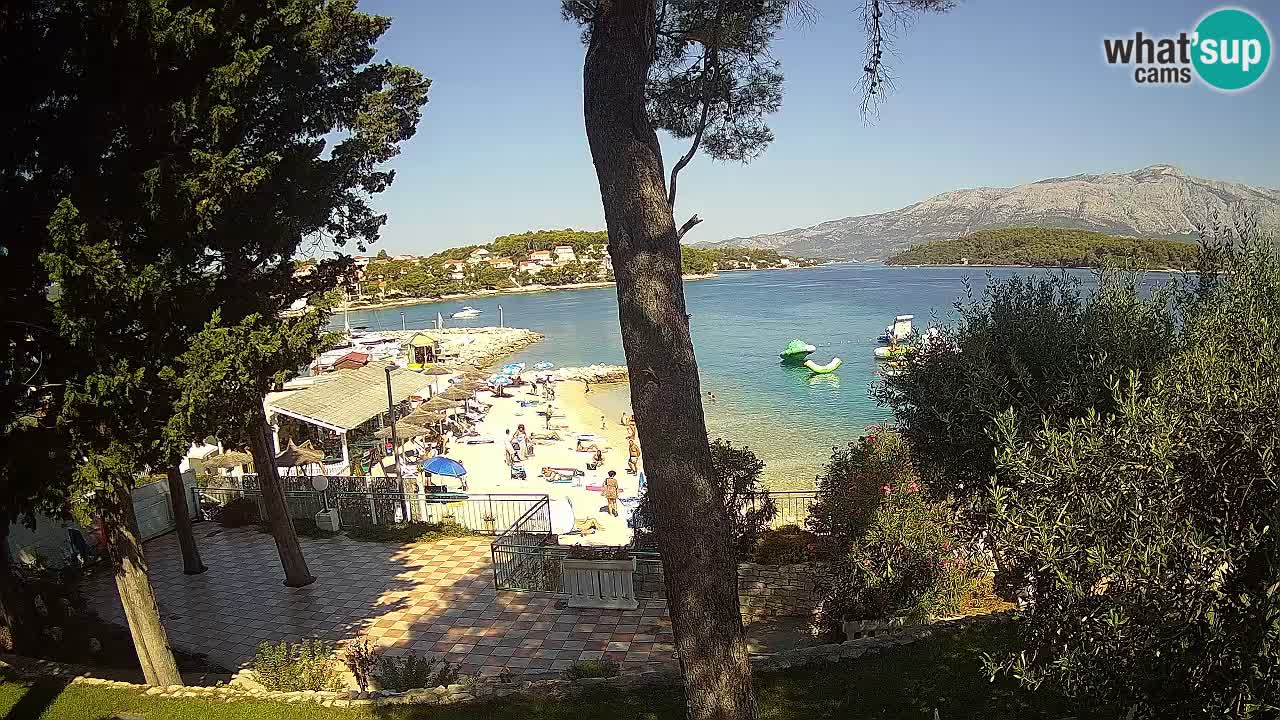 Webcam Lumbarda – Prvi Žal beach – Korčula