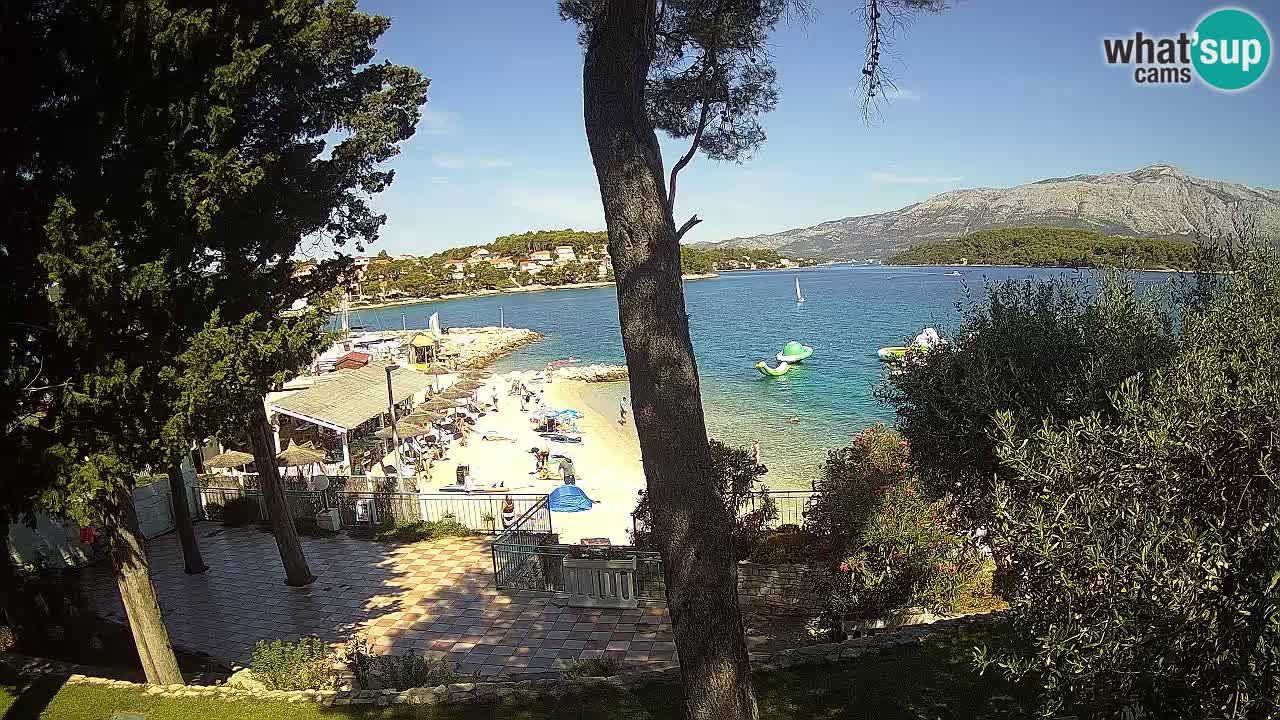 Webcam Lumbarda – Prvi Žal beach – Korčula