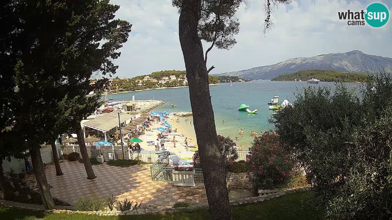 Webcam Lumbarda – Prvi Žal Strand – Korčula