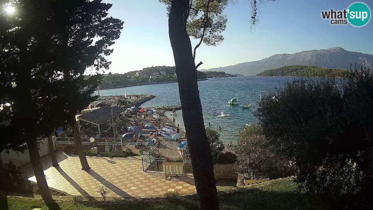 Camera en vivo Lumbarda – Playa Prvi Žal – Korčula