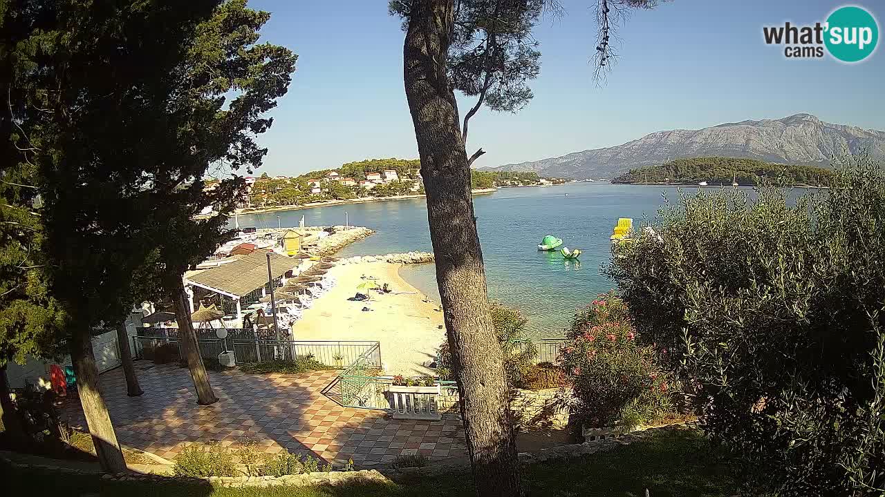 Webcam Lumbarda – Prvi Žal beach – Korčula