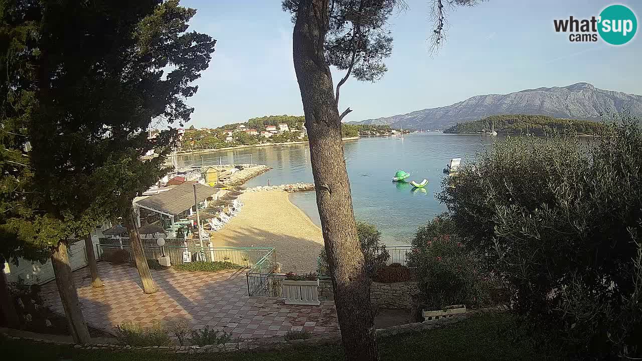 Camera en vivo Lumbarda – Playa Prvi Žal – Korčula