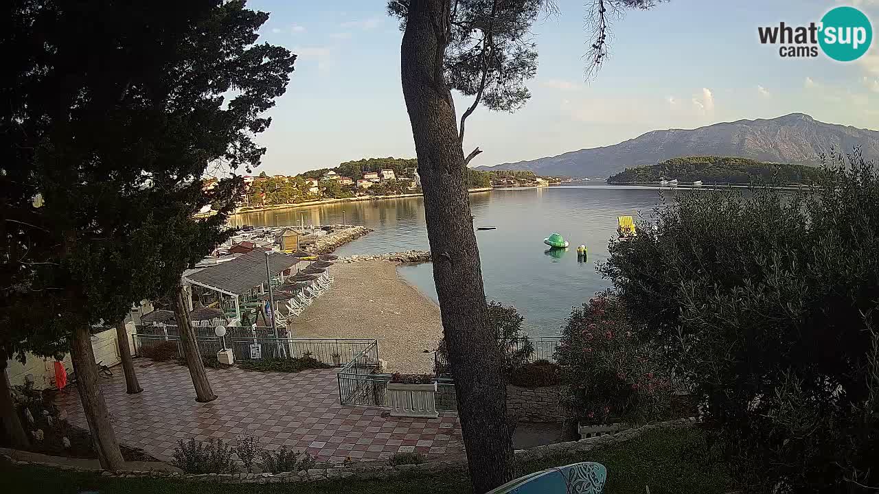Camera en vivo Lumbarda – Playa Prvi Žal – Korčula