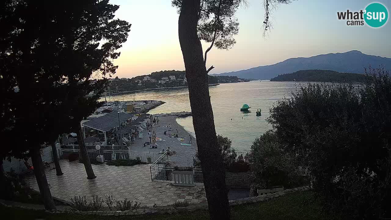 Web kamera Lumbarda – Plaža Prvi Žal – Korčula