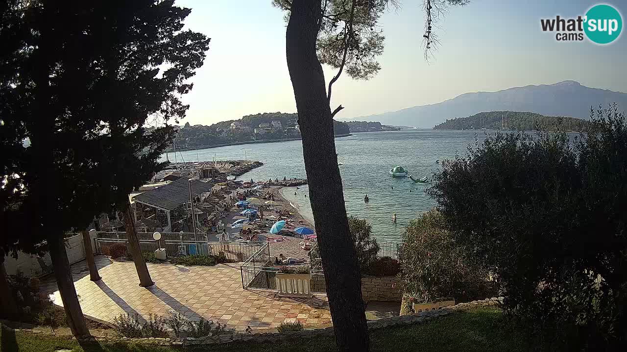 Livecam Lumbarda – Spiaggia Prvi Žal – Korčula