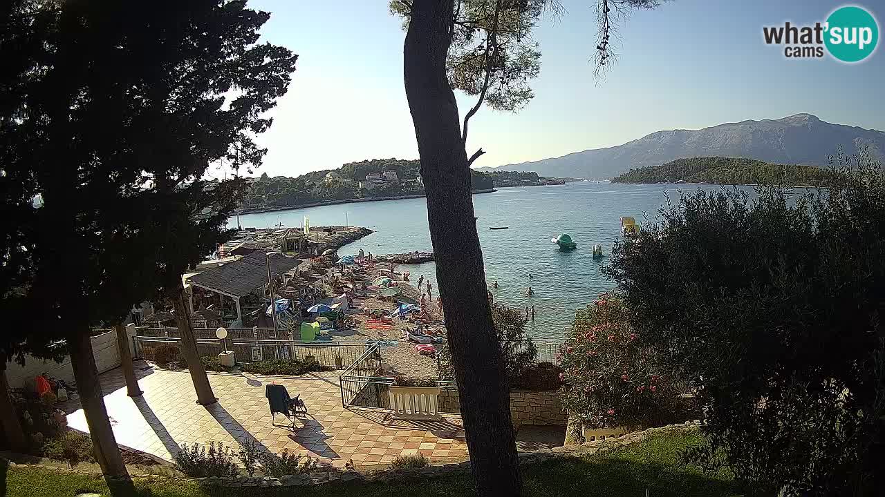 Webcam Lumbarda – Prvi Žal beach – Korčula