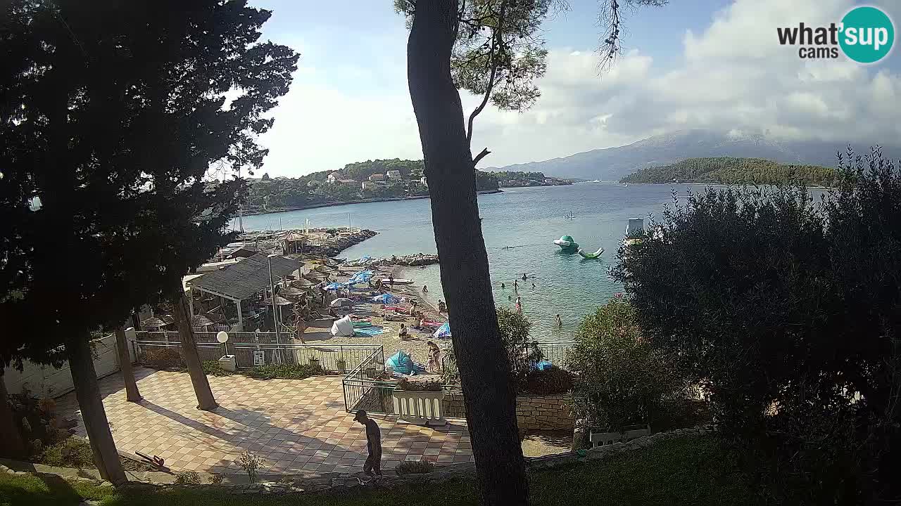 Livecam Lumbarda – Spiaggia Prvi Žal – Korčula