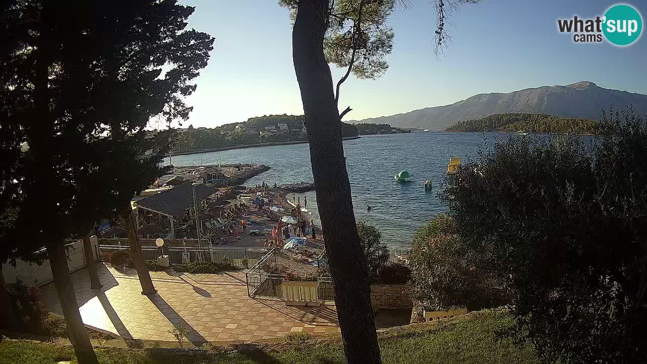 Livecam Lumbarda – Spiaggia Prvi Žal – Korčula