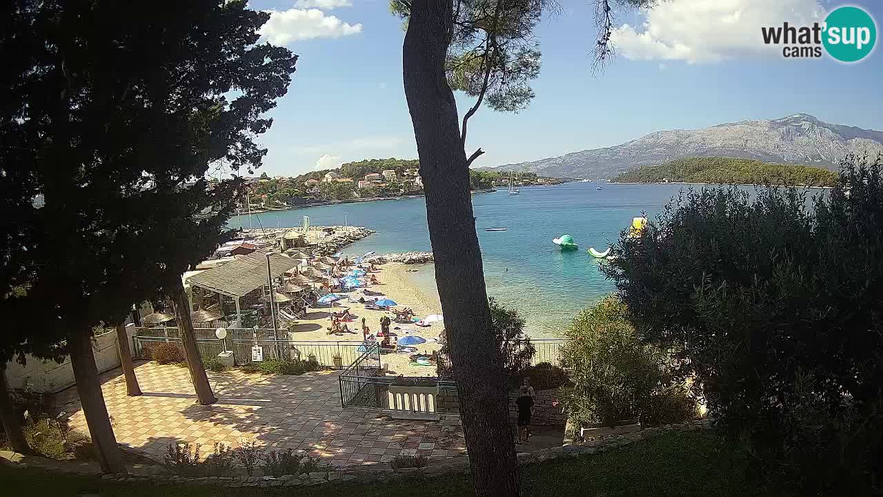 Webcam Lumbarda – Prvi Žal beach – Korčula