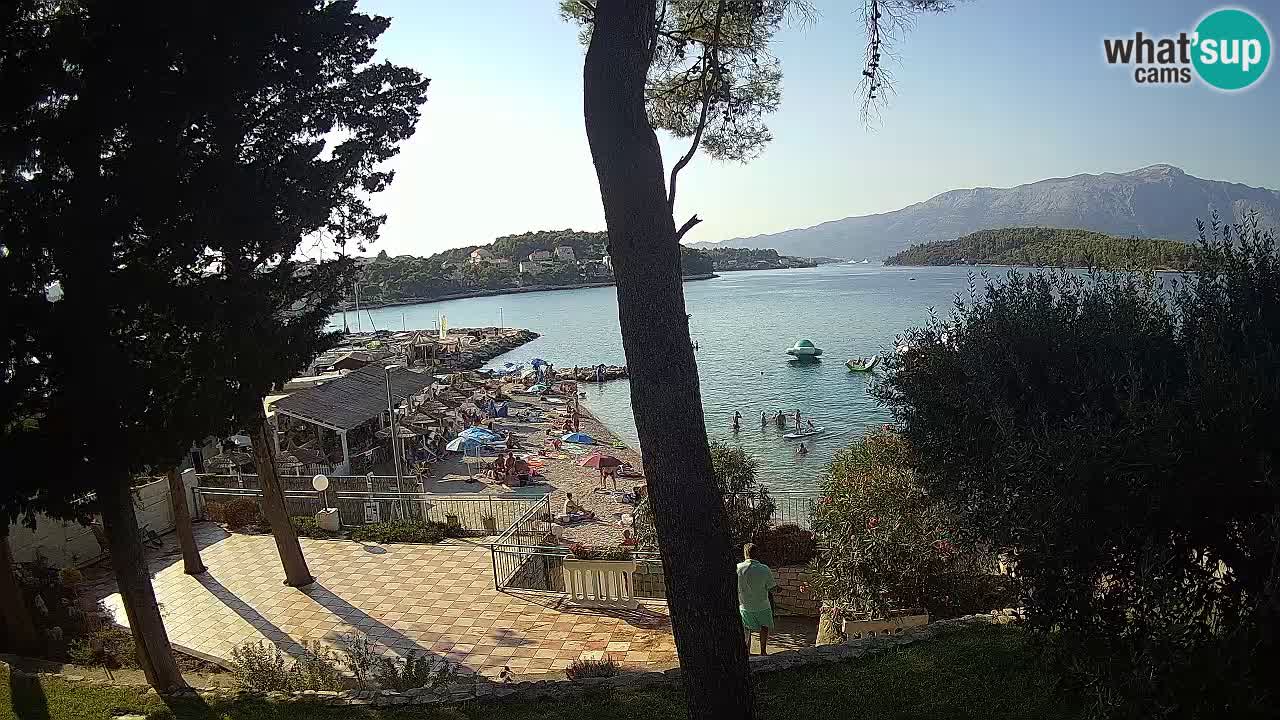 Camera en vivo Lumbarda – Playa Prvi Žal – Korčula