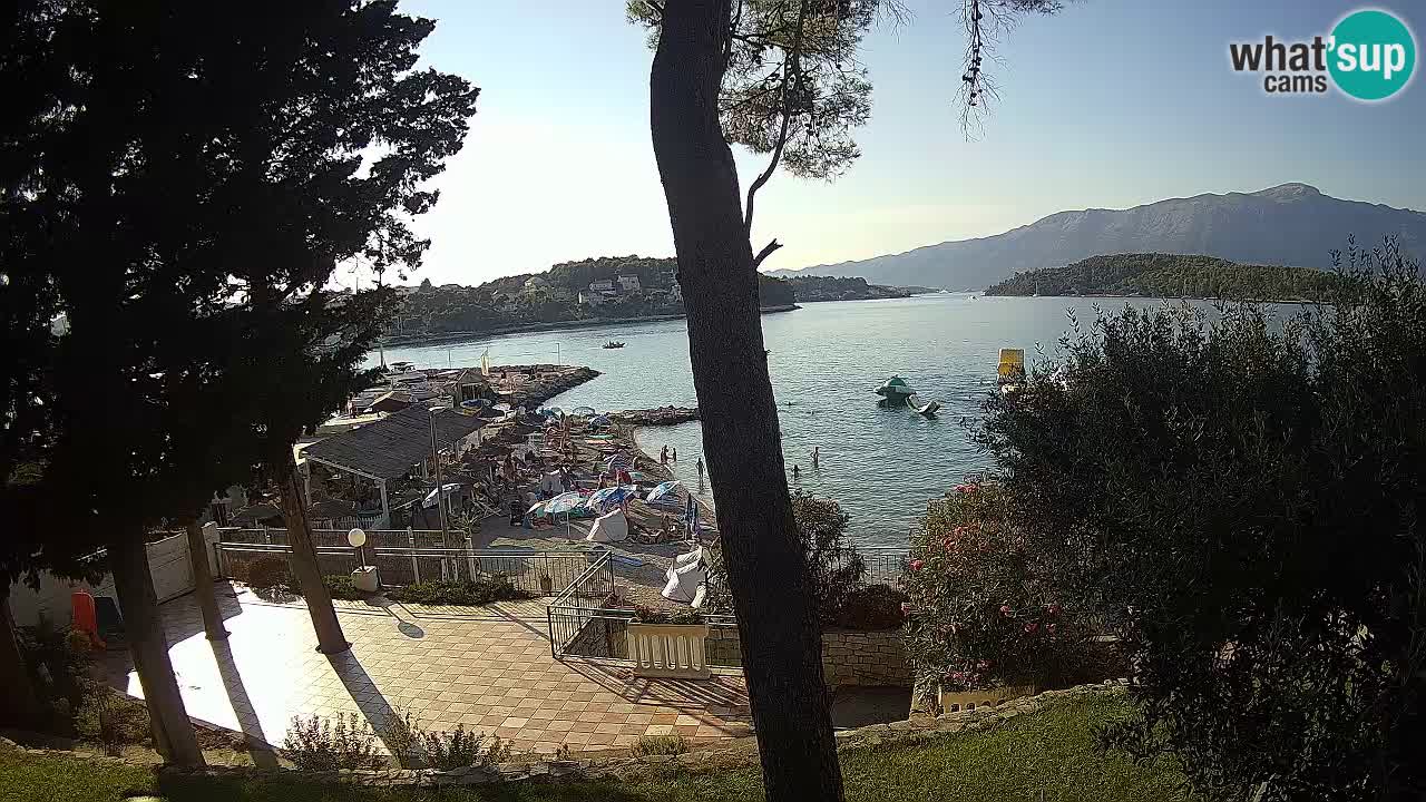 Webcam Lumbarda – Prvi Žal beach – Korčula
