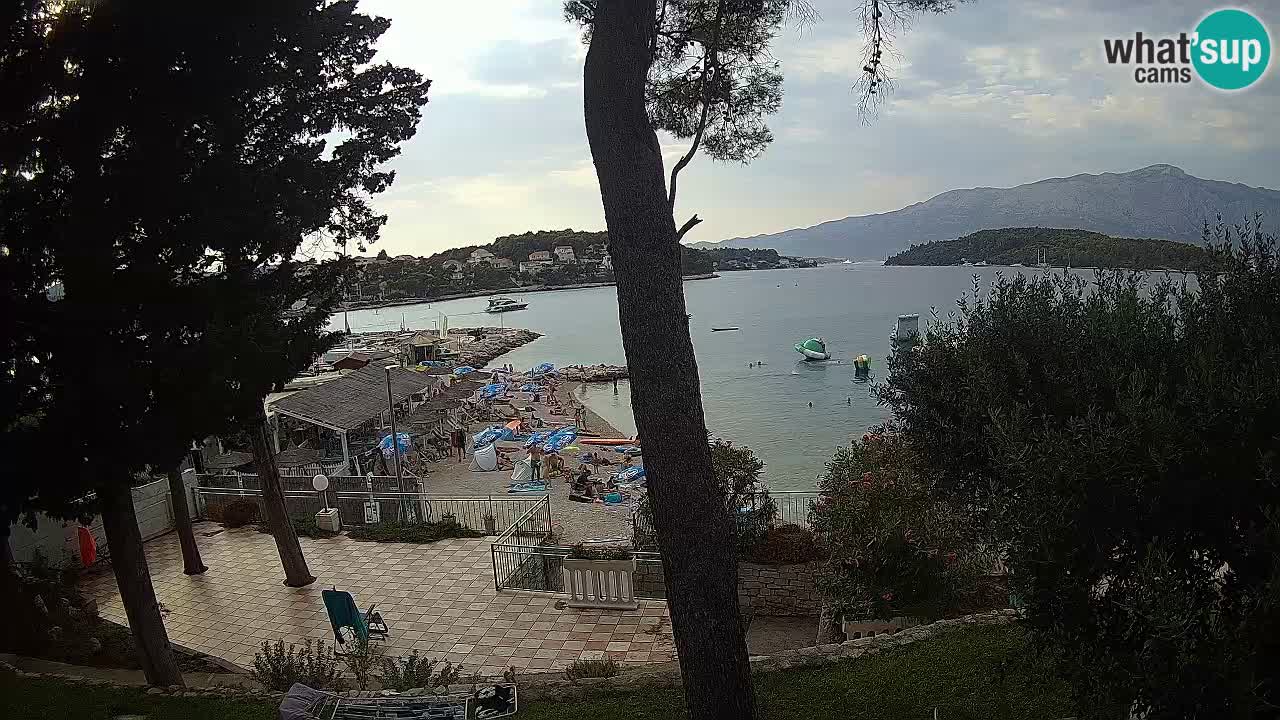 Livecam Lumbarda – Spiaggia Prvi Žal – Korčula