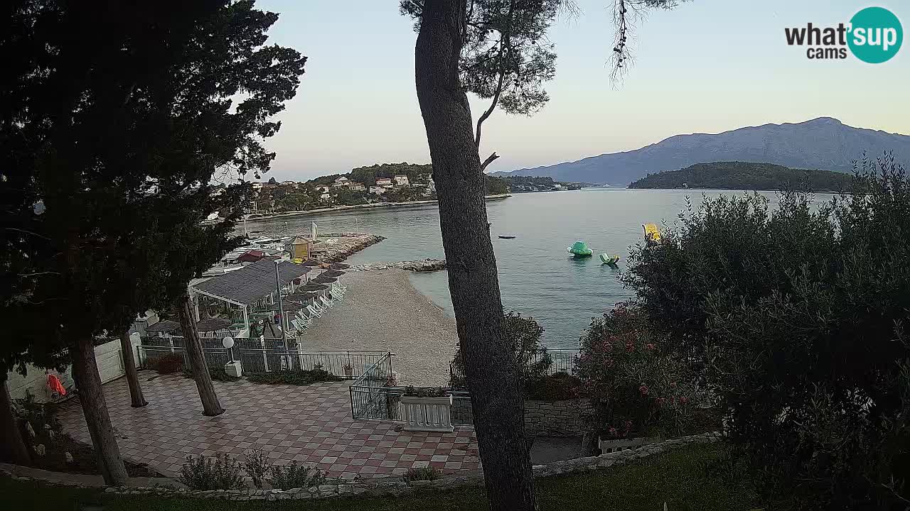 Livecam Lumbarda – Spiaggia Prvi Žal – Korčula