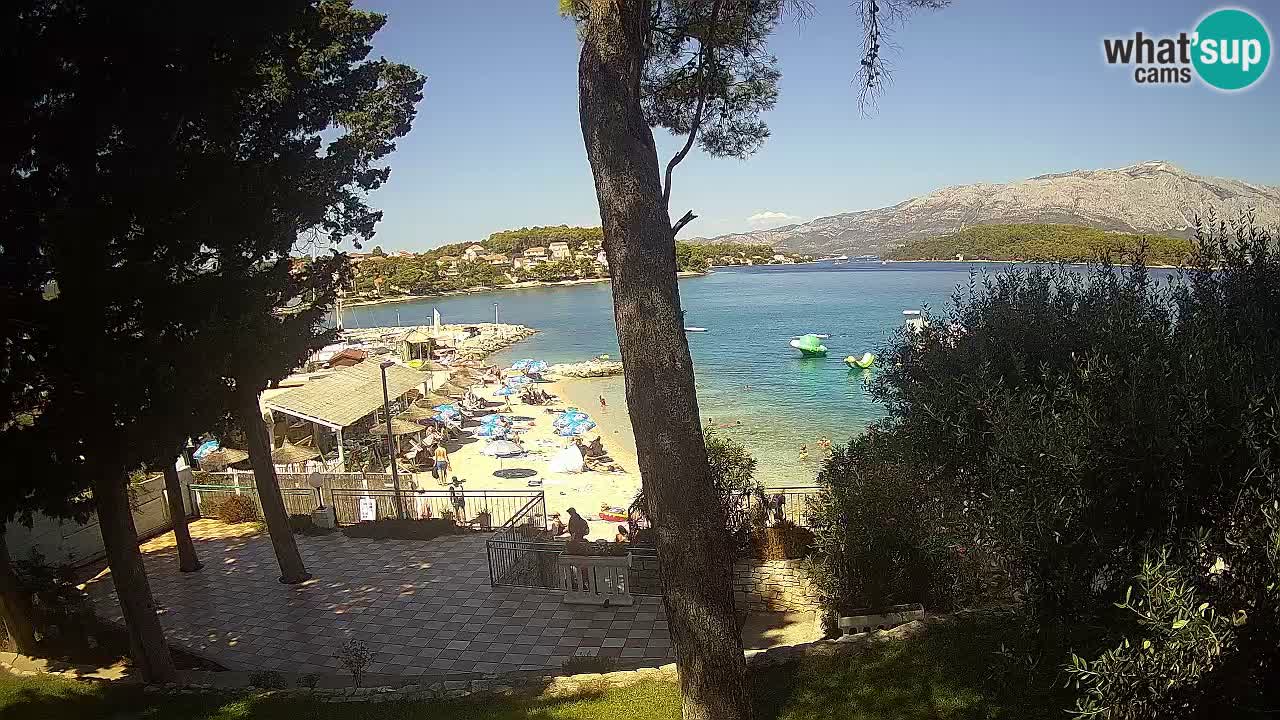 Camera en vivo Lumbarda – Playa Prvi Žal – Korčula