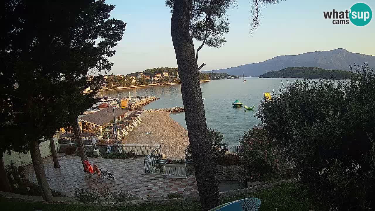 Camera en vivo Lumbarda – Playa Prvi Žal – Korčula