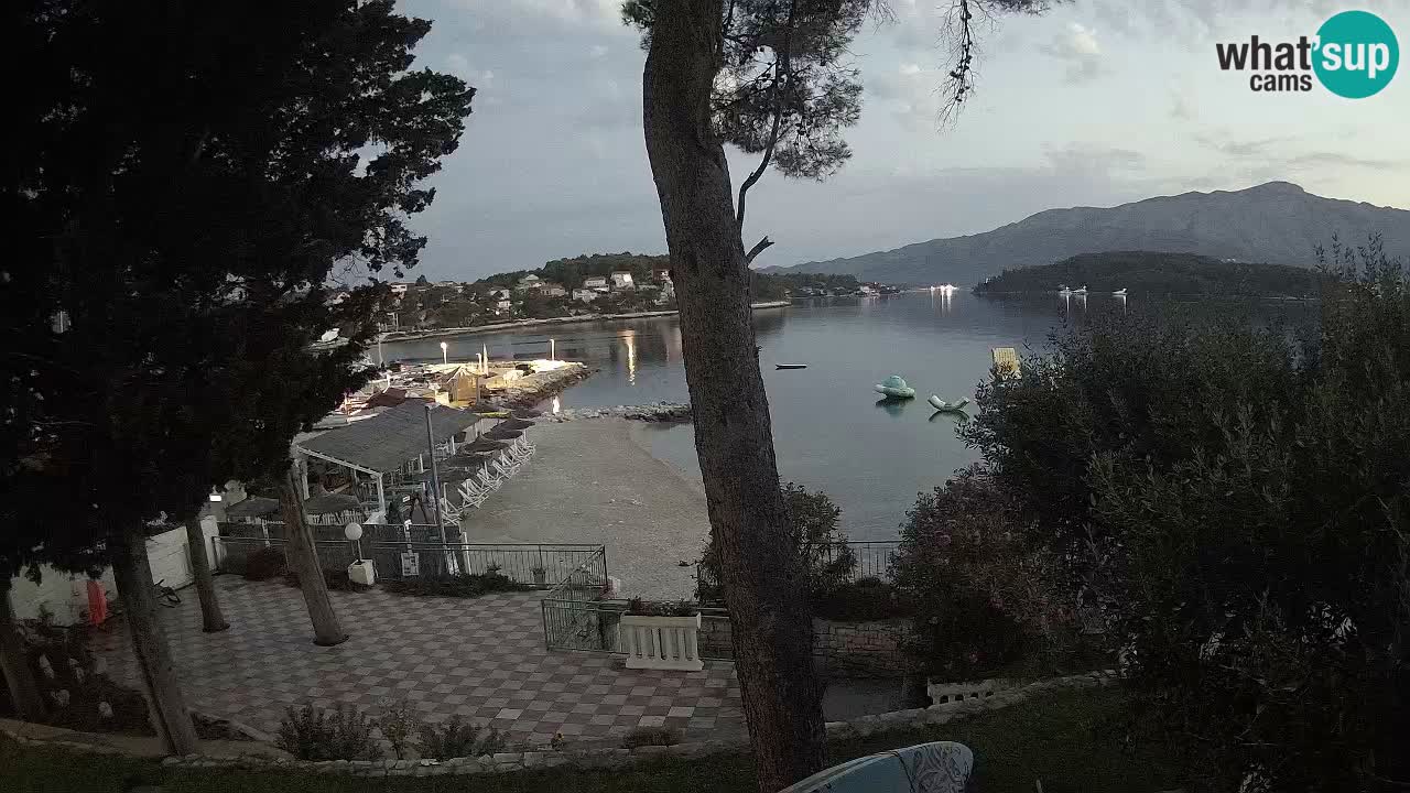 Camera en vivo Lumbarda – Playa Prvi Žal – Korčula