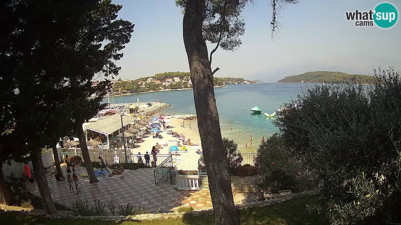 Webcam Lumbarda – Prvi Žal beach – Korčula