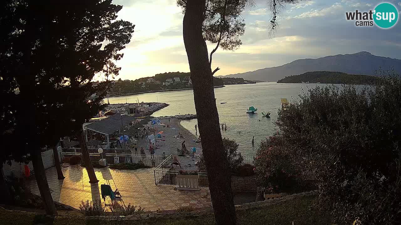 Webcam Lumbarda – Prvi Žal beach – Korčula