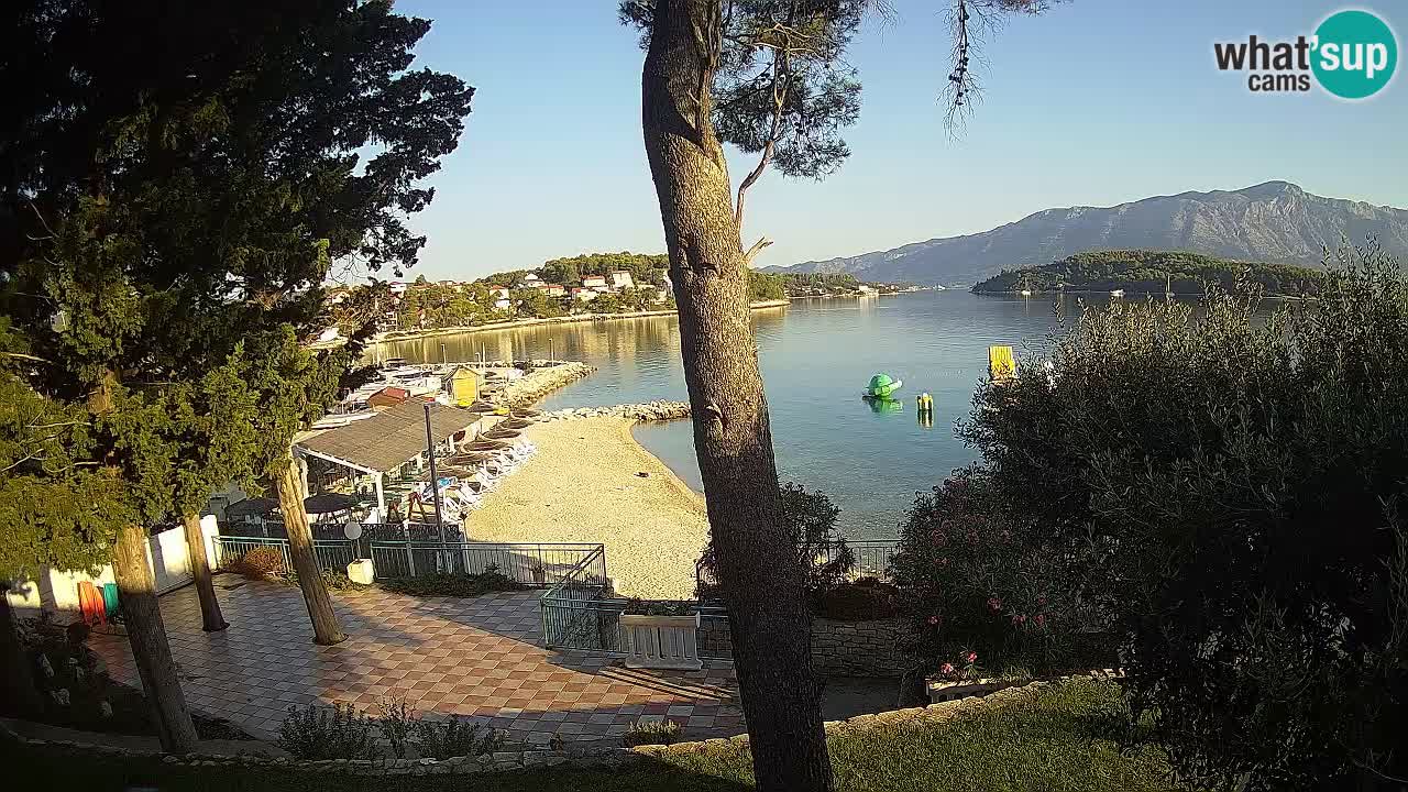 Webcam Lumbarda – Prvi Žal beach – Korčula
