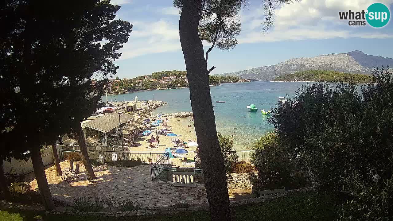 Livecam Lumbarda – Spiaggia Prvi Žal – Korčula
