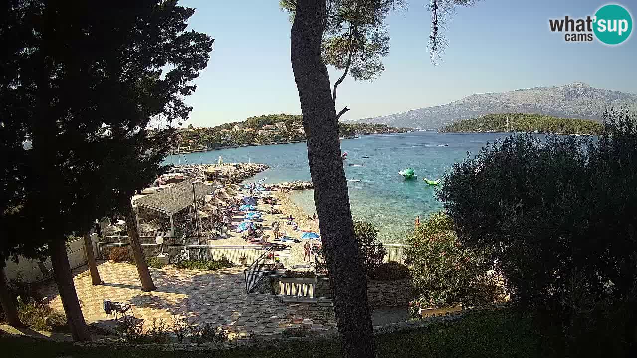 Webcam Lumbarda – Prvi Žal beach – Korčula